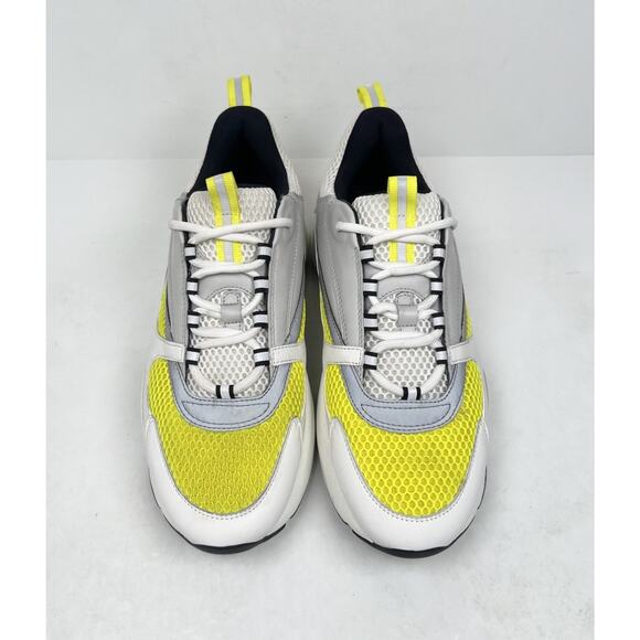 Size 44EU/11US- Dior B22 White Yellow Sneakers? Worn 1X/Retail $1.2K!